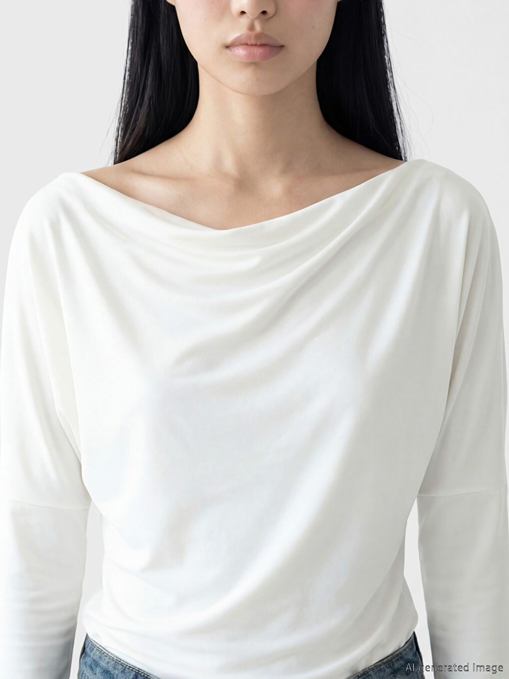 Women's Slash Neck Blouse-2