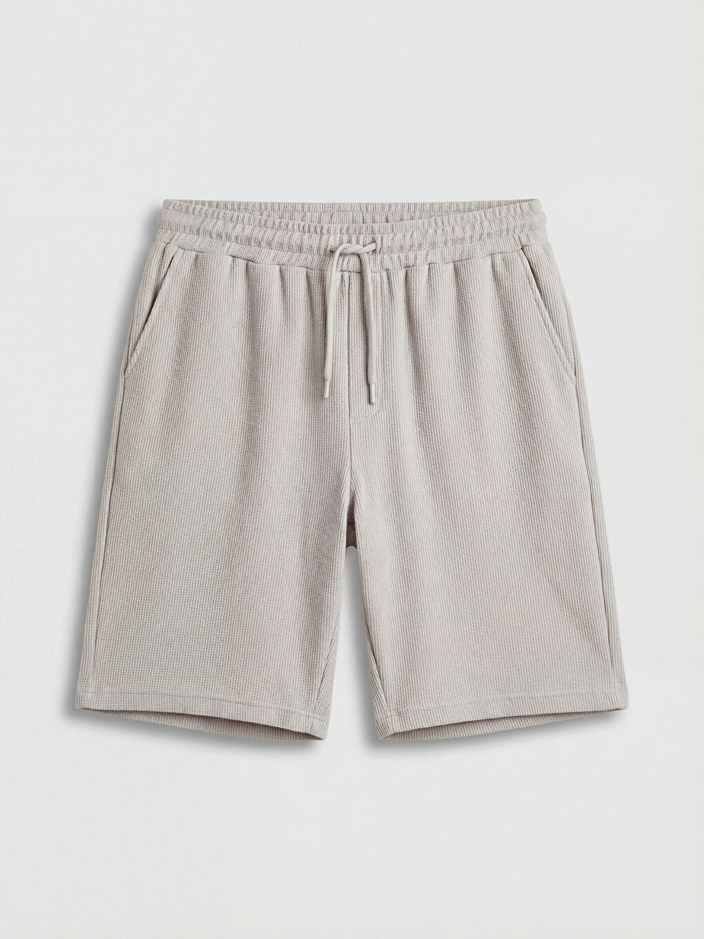 Gri Standart Kalıp Erkek Şort