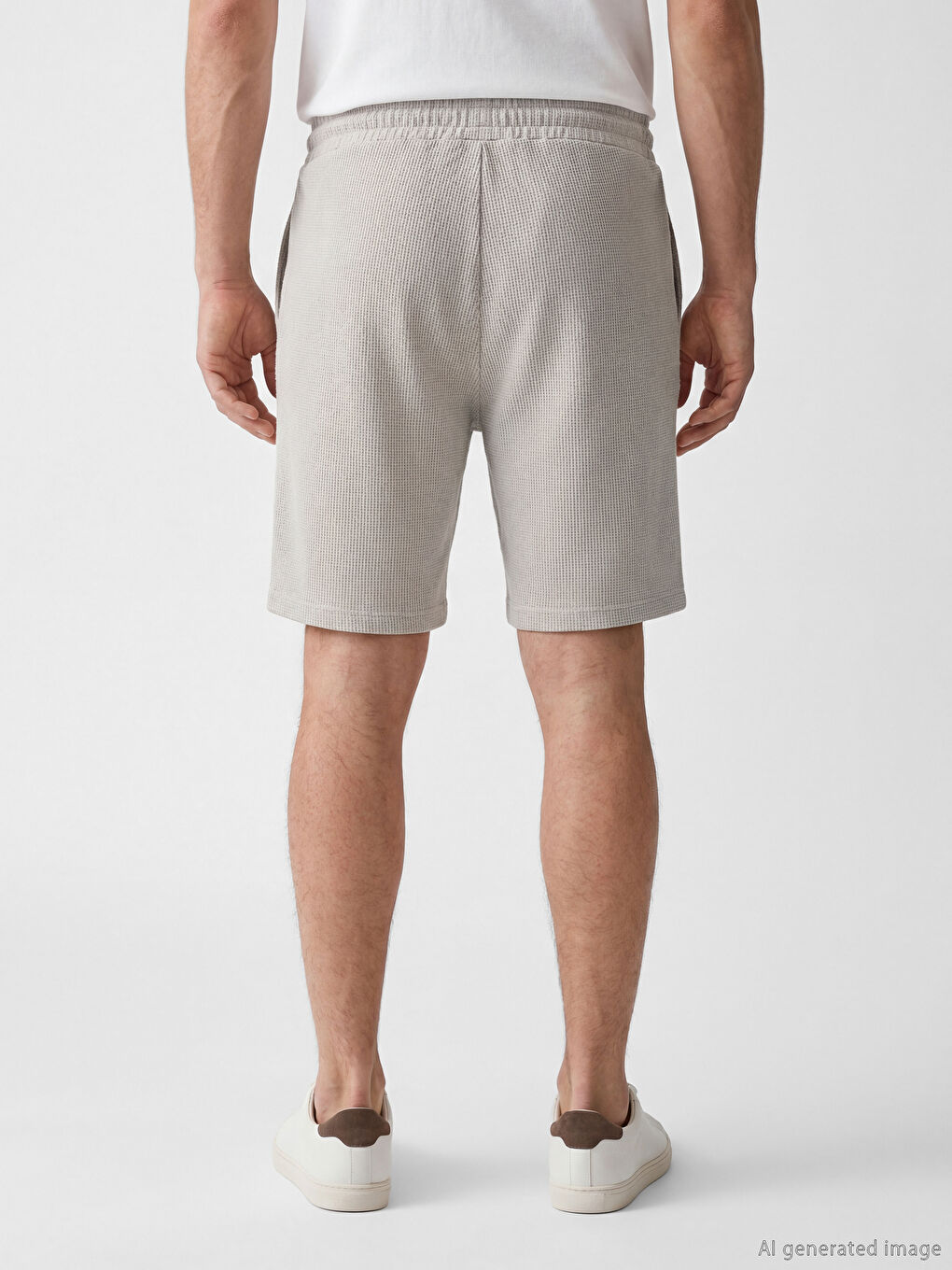 Gri Standart Kalıp Erkek Şort-3