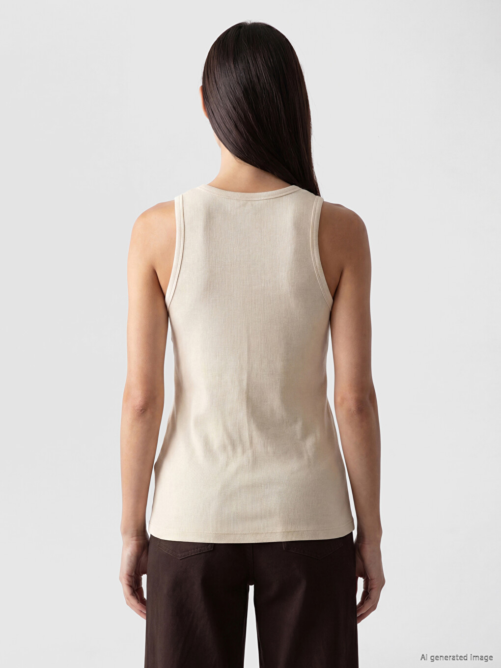 Crew Neck Women's Tank Top-3