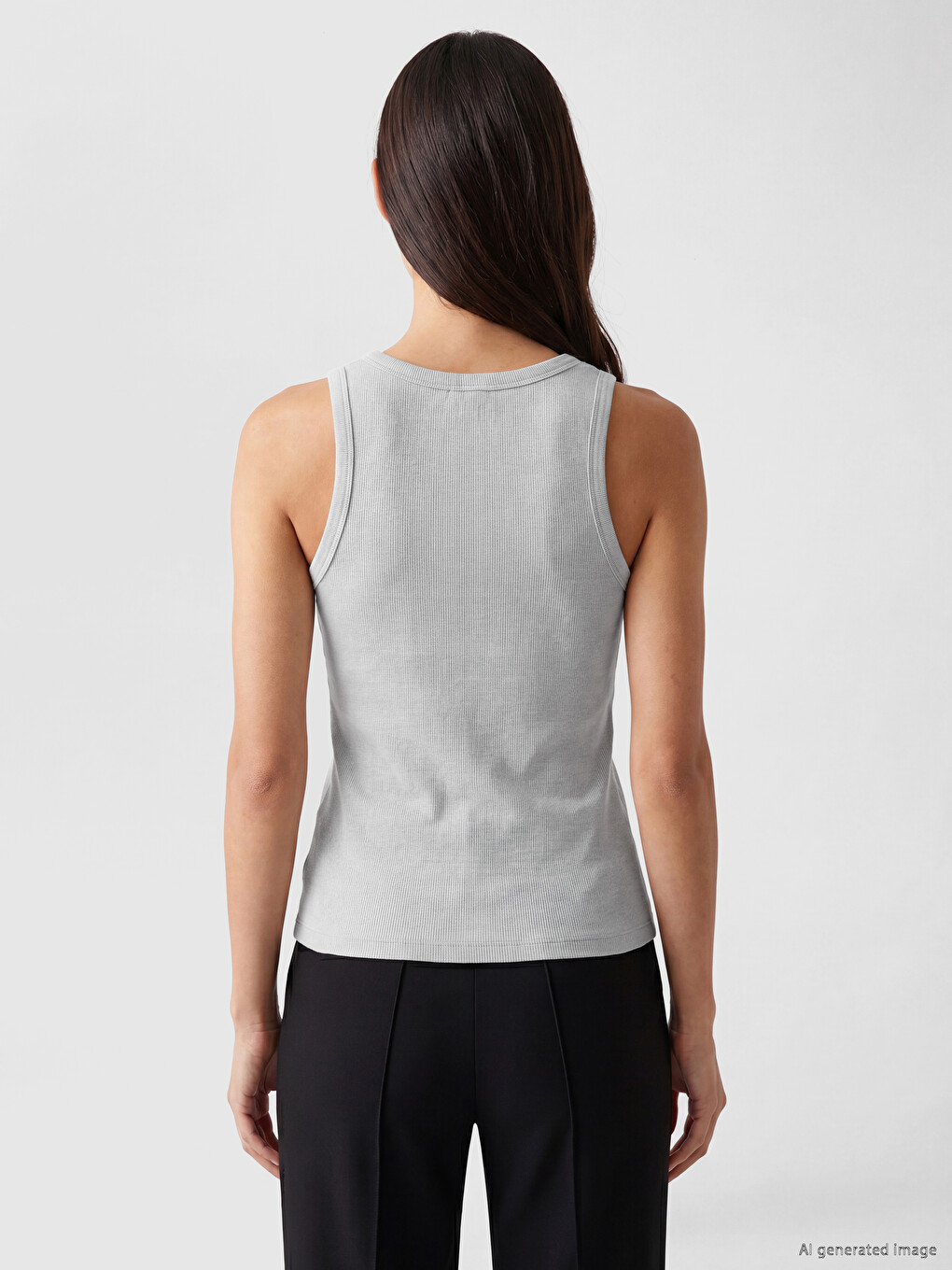 Crew Neck Women's Tank Top-3