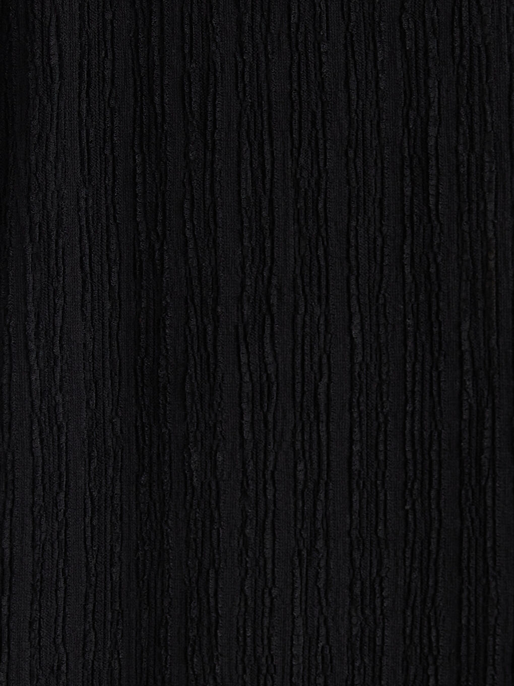 Siyah Beli Lastikli Çizgili Kadın Pantolon-2