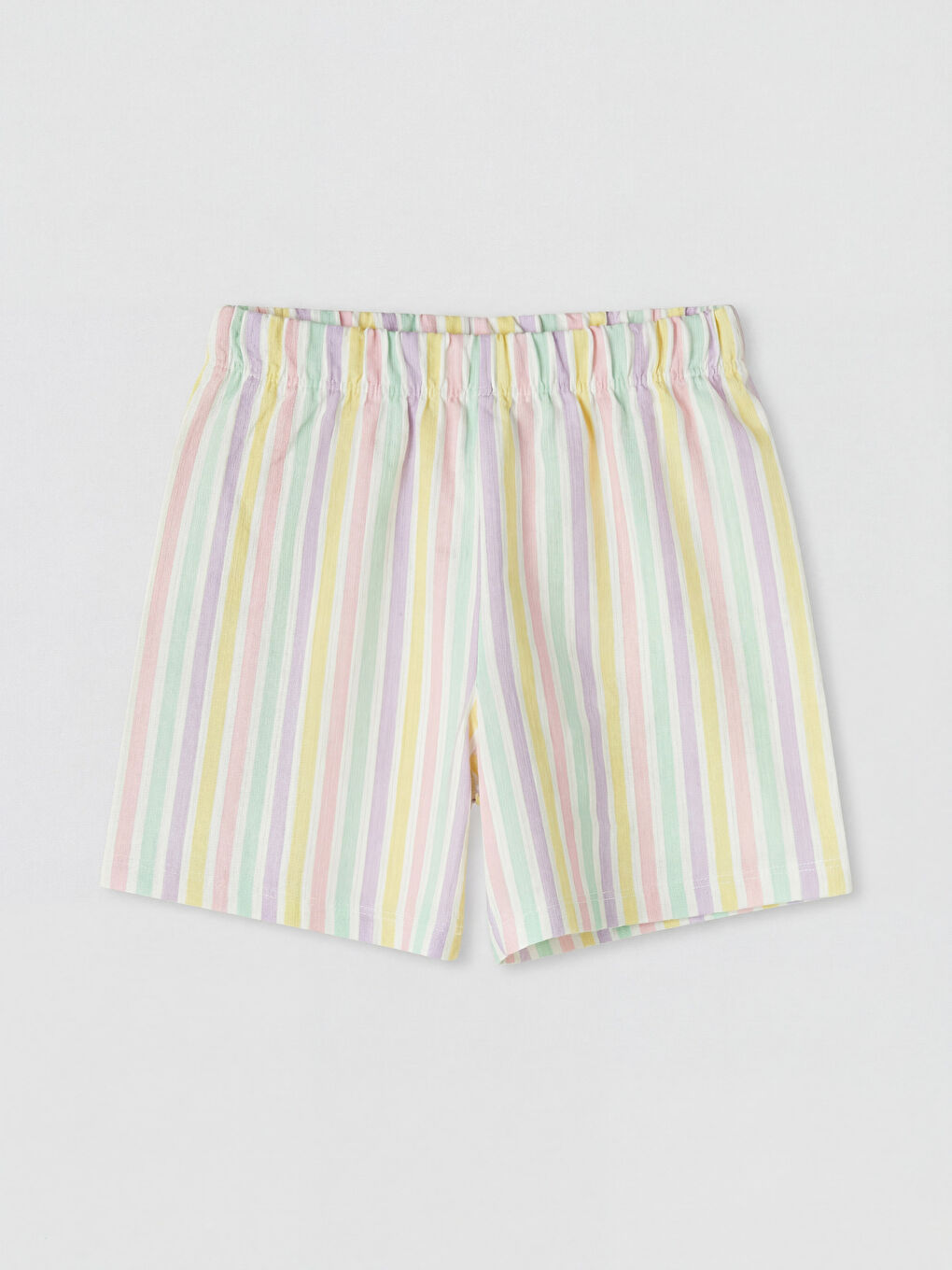 Ekru Bisiklet Yaka Nakışlı Kız Çocuk Takım-3