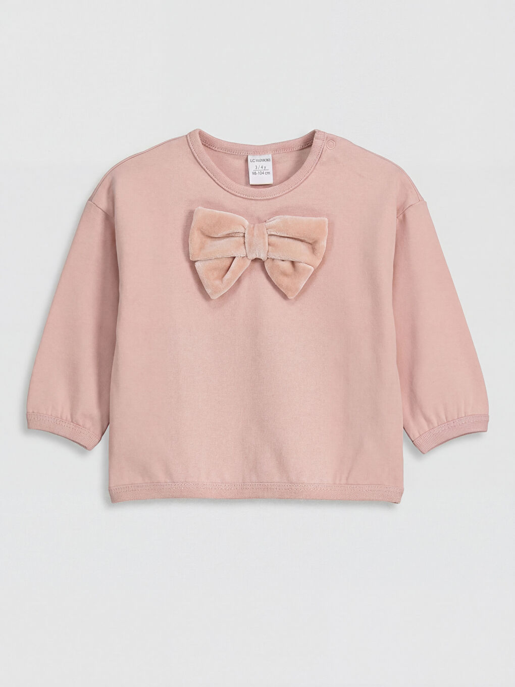 Pembe Fiyonklu Kız Bebek Takım-1