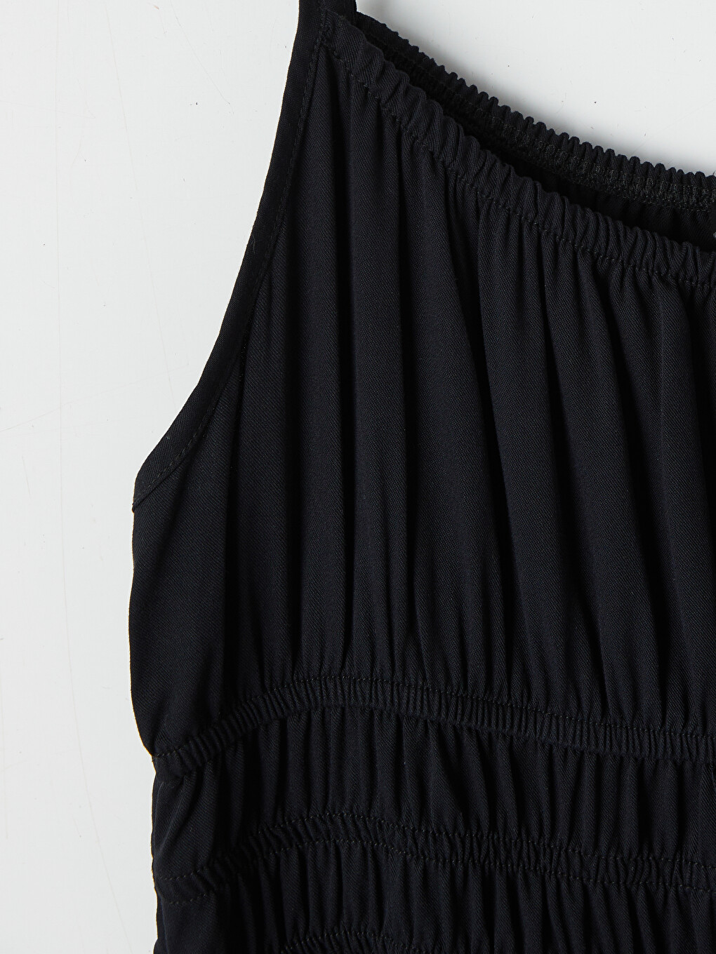 U Neck Strappy Flared Dress-6