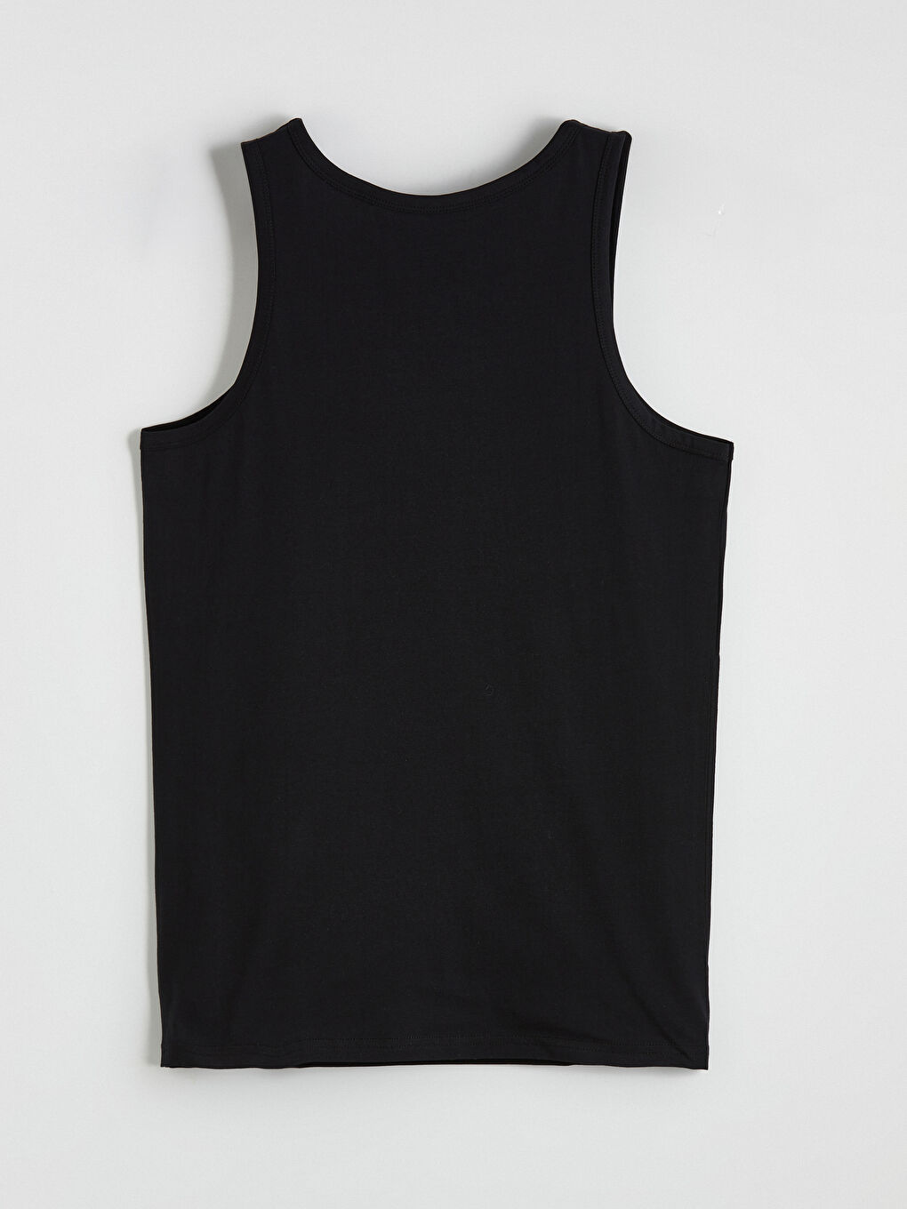 Siyah U Yaka Penye Erkek Atlet 5'li -2