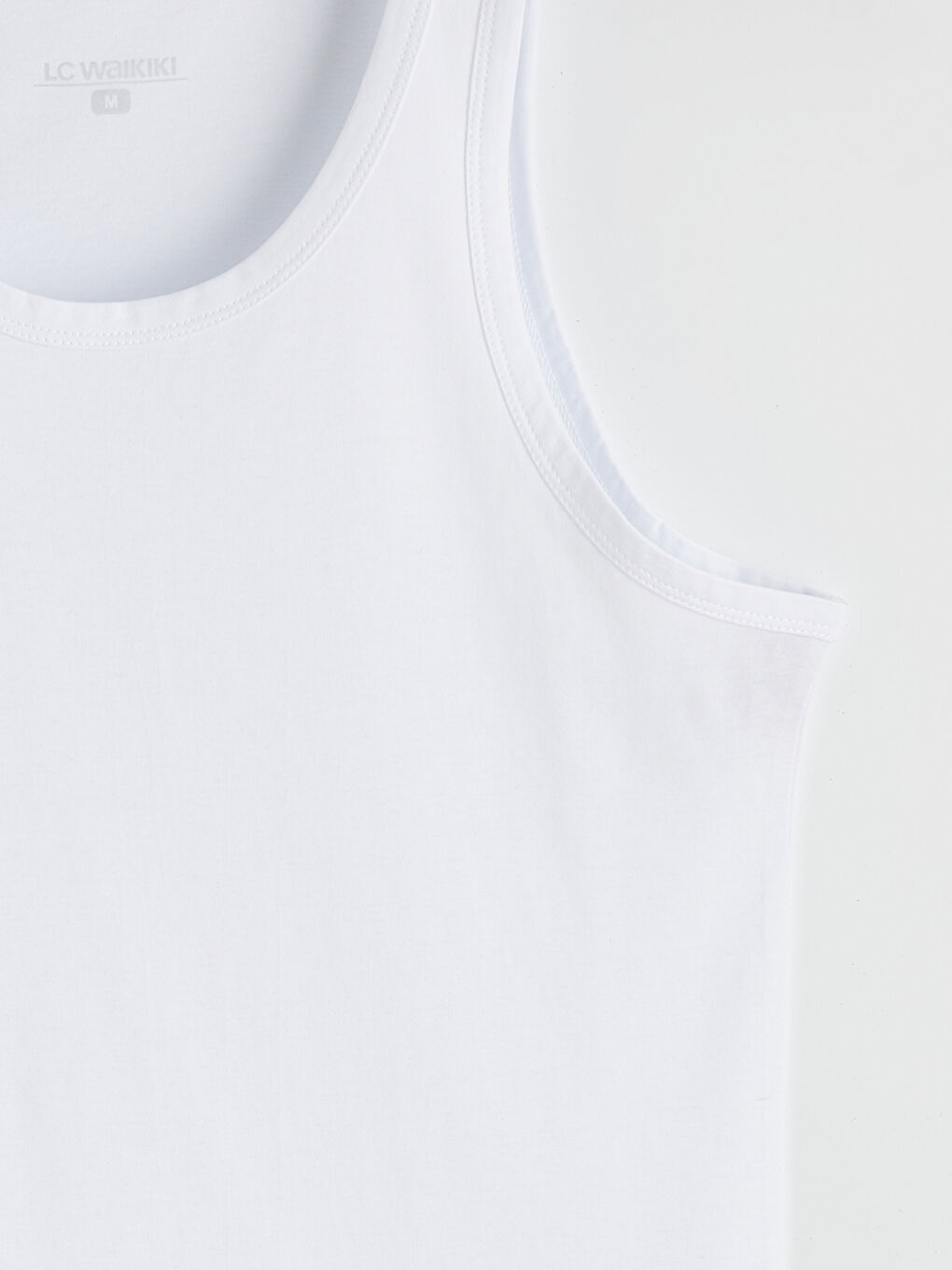 Siyah U Yaka Penye Erkek Atlet 5'li -5