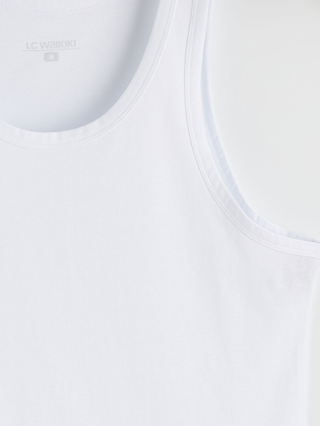 Siyah U Yaka Penye Erkek Atlet 5'li -7