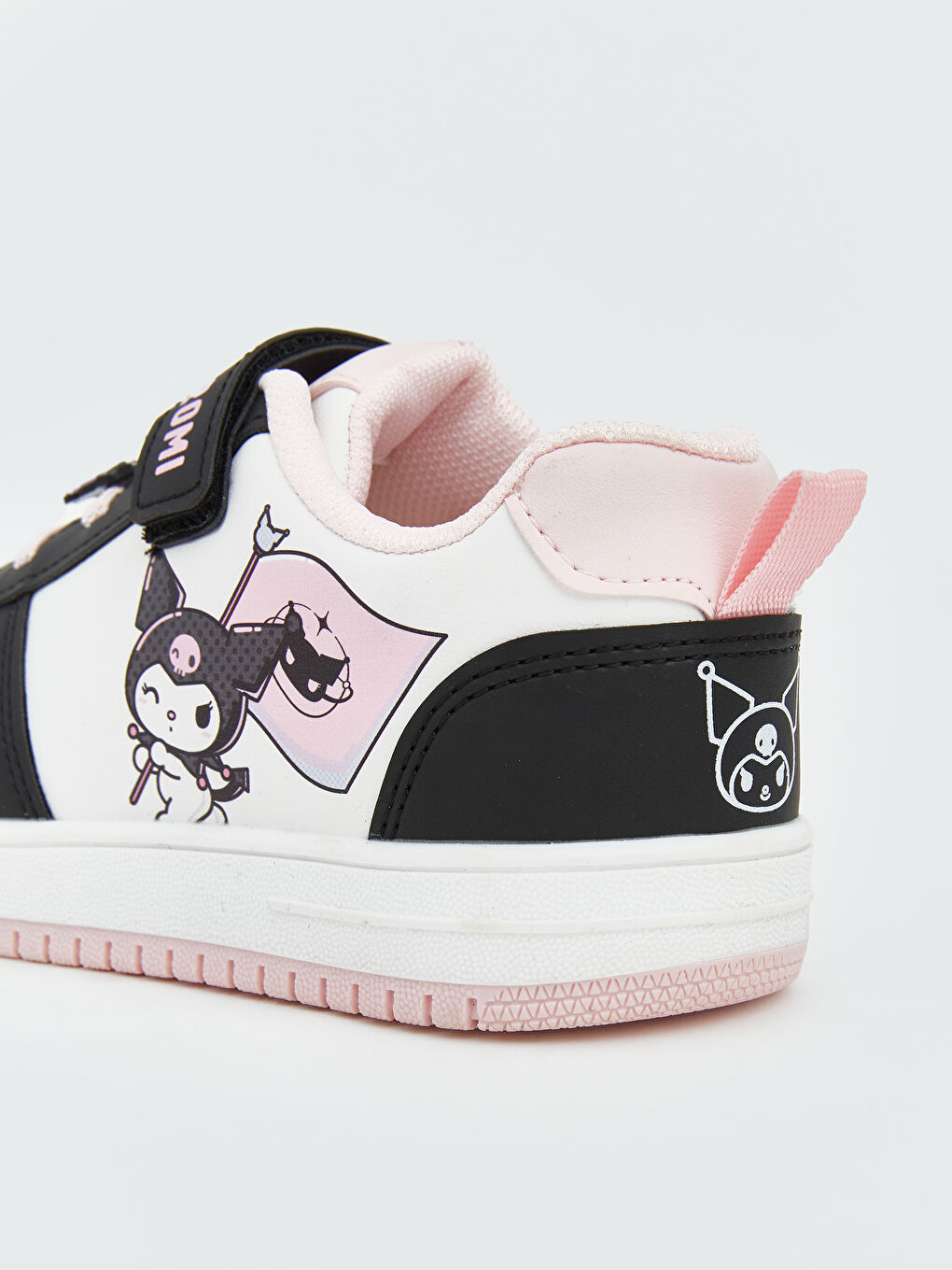 Siyah Kuromi Baskılı Kız Çocuk Spor Ayakkabı-4