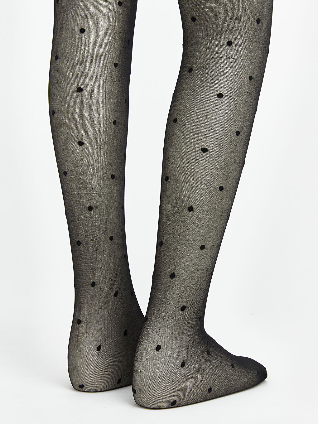 Beyaz Kız Çocuk İnce Külotlu Çorap 2'li-2