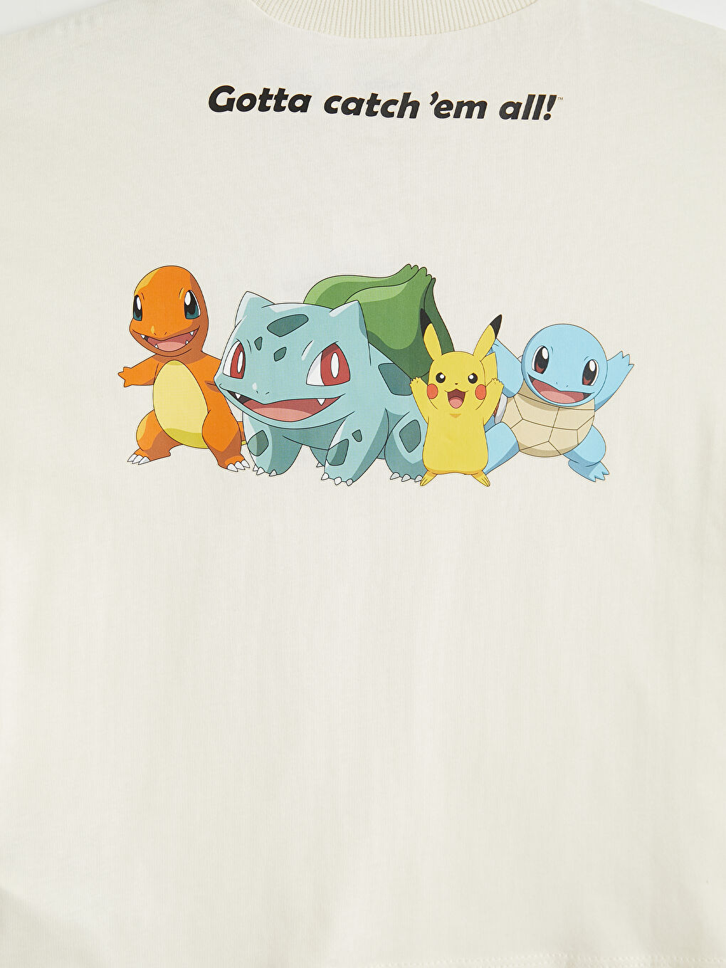 Bej Pokemon Baskılı Erkek Çocuk Tişört-3