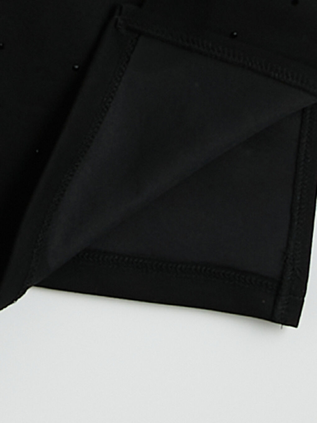 Siyah Gömlek Yaka Soft Touch Kadın Hırka-2