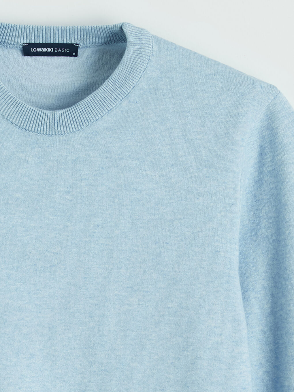 Mavi Bisiklet Yaka Erkek Triko Kazak-1