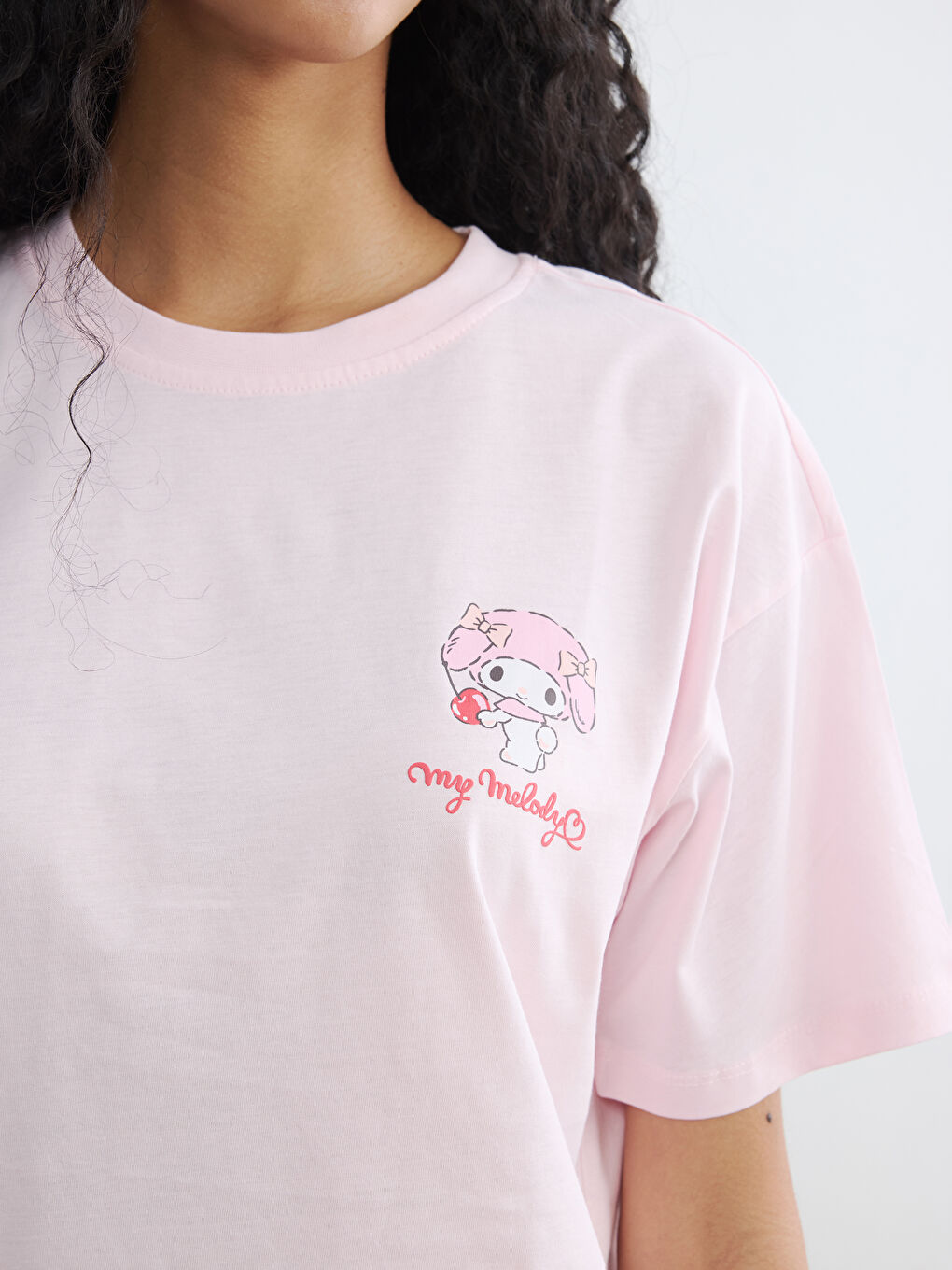 Ženska majica sa okruglim izrezom sa My Melody printom-2