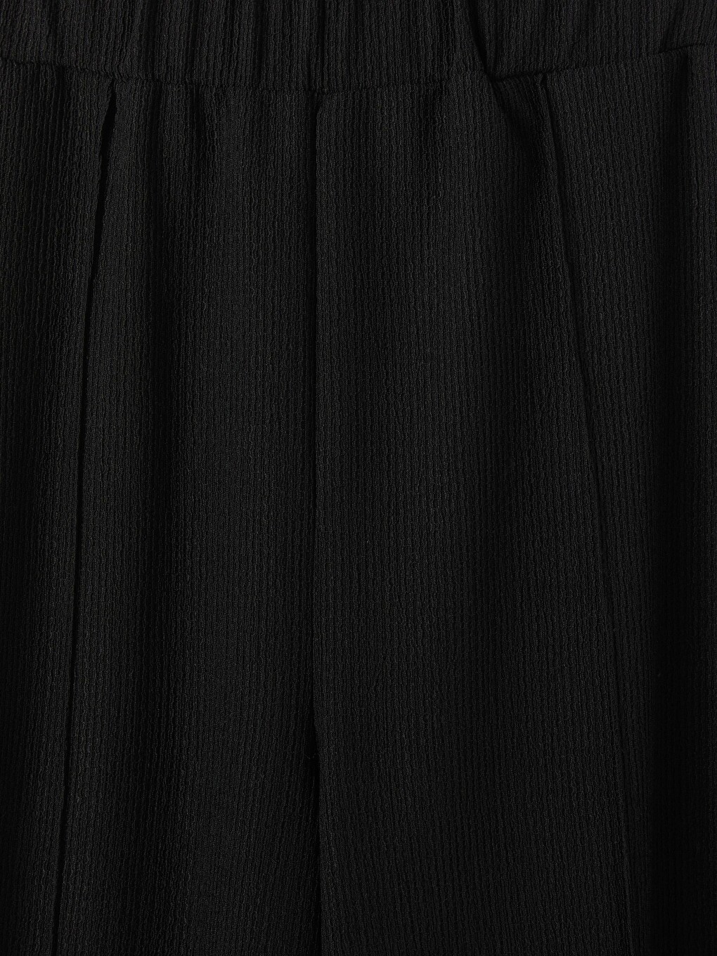 Elastic Waist Women's Ribbed Trousers-4