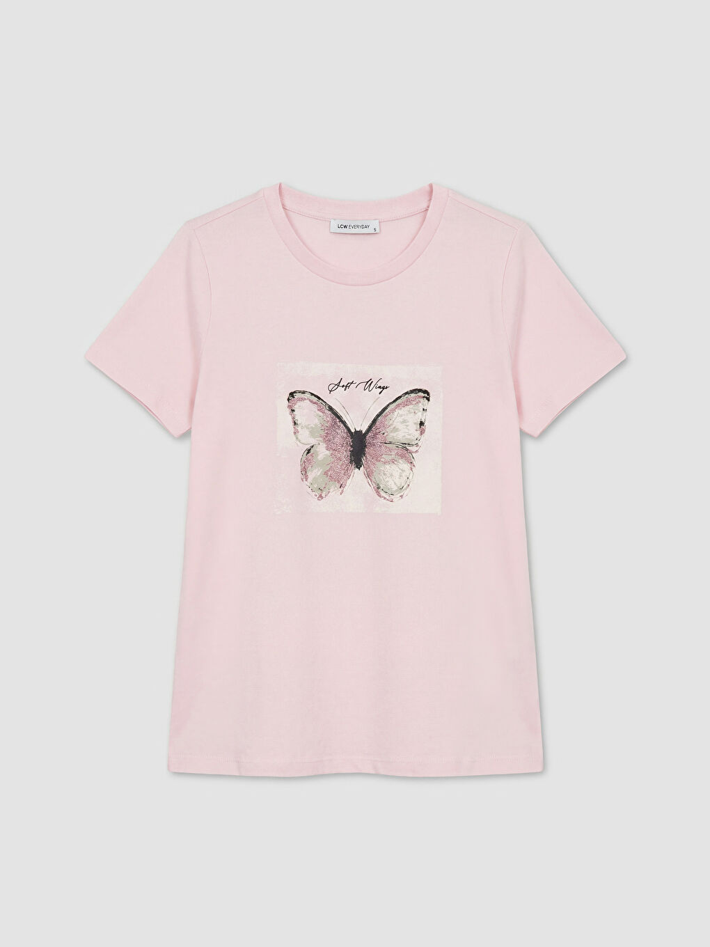 Crew Neck Printed Women's T-Shirt