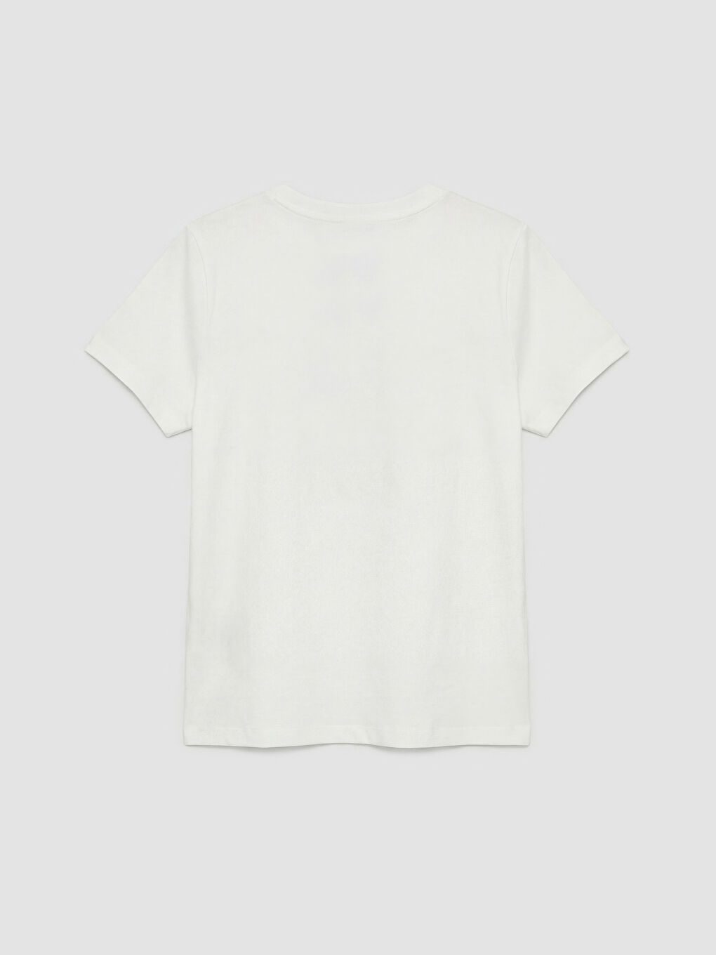 Crew Neck Printed Women's T-Shirt-5