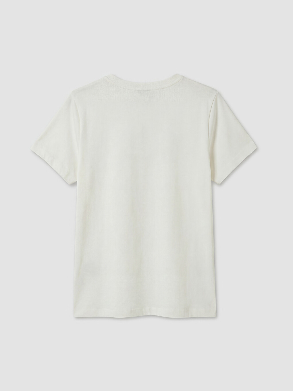 Crew Neck Printed Women's T-Shirt-5