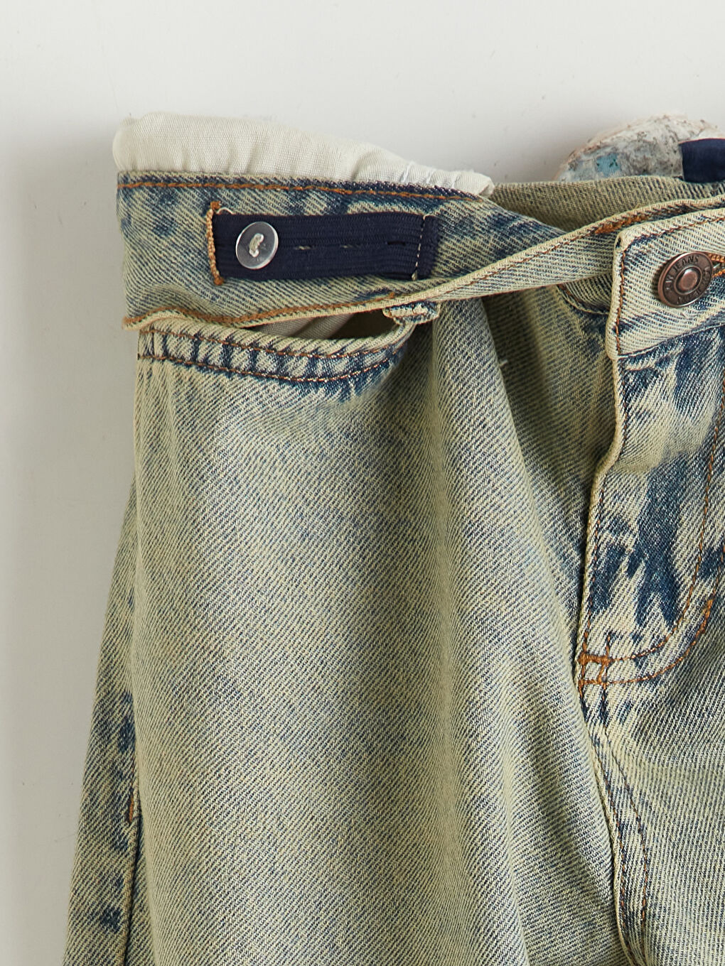 İndigo Loose Fit Erkek Çocuk Jean Pantolon-3