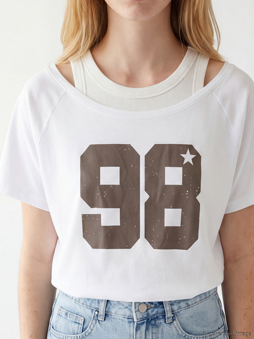 Žena BIJELA Majica kratkih rukava-2