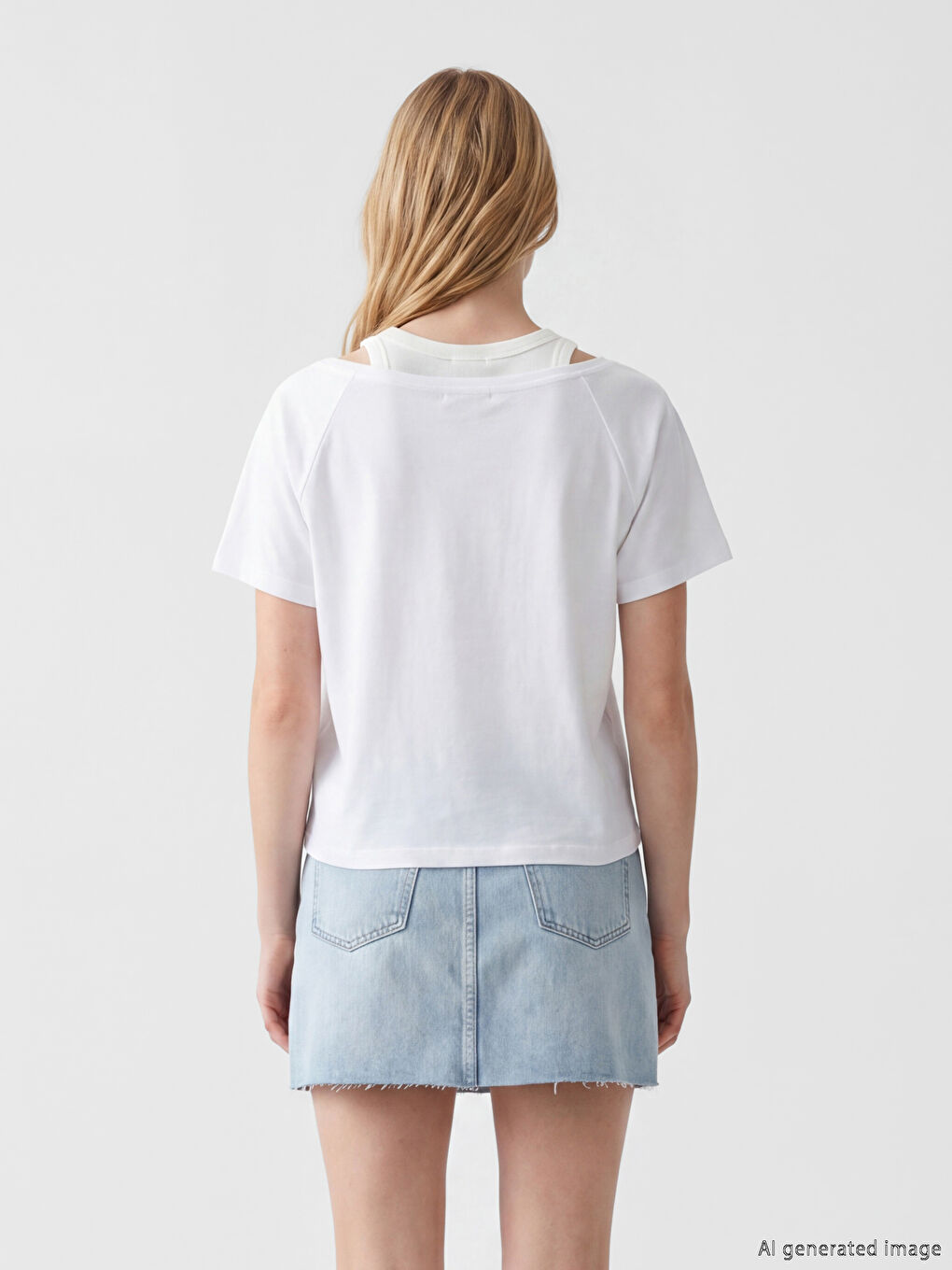 Žena BIJELA Majica kratkih rukava-3