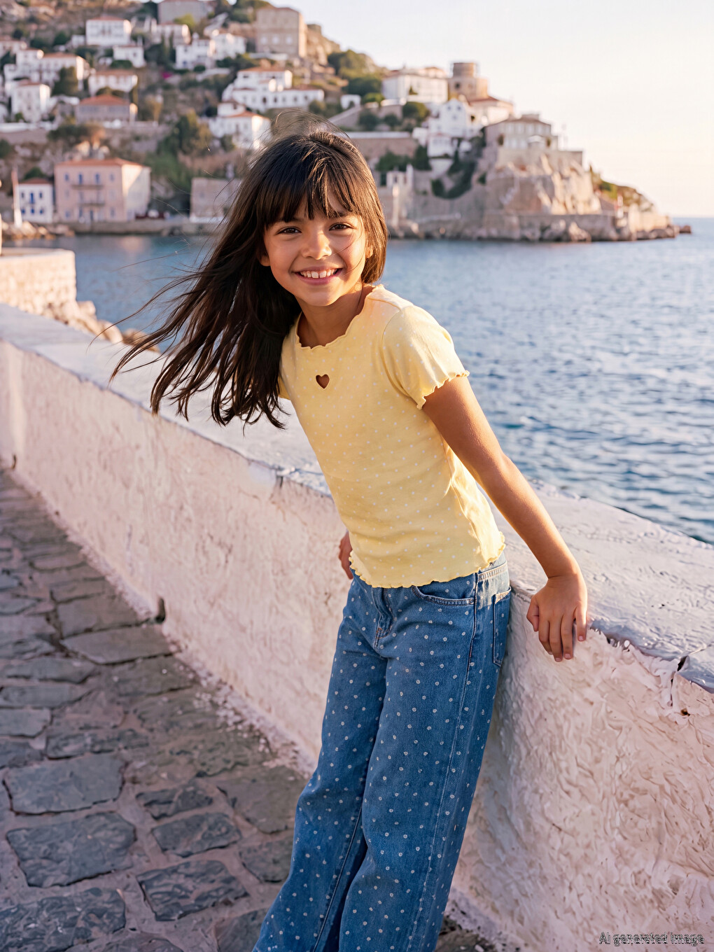 Wide Leg Girls' Jeans