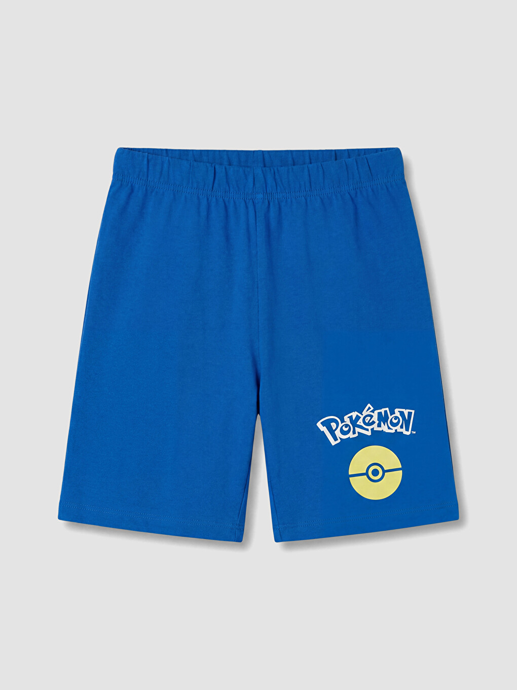 Beyaz Pokémon Baskılı Erkek Çocuk Şortlu Pijama Takımı-4
