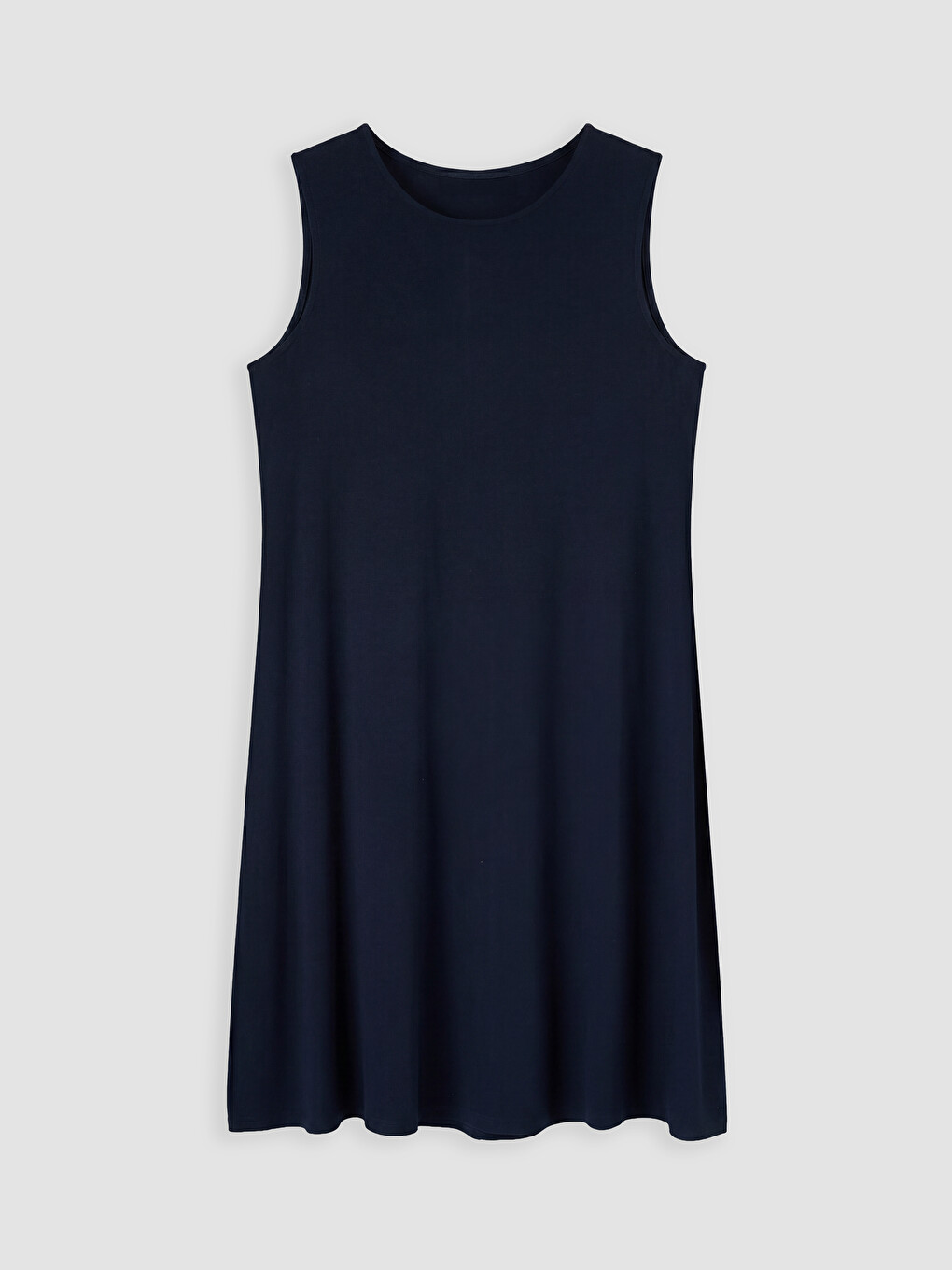 Crew Neck A-line Dress-4