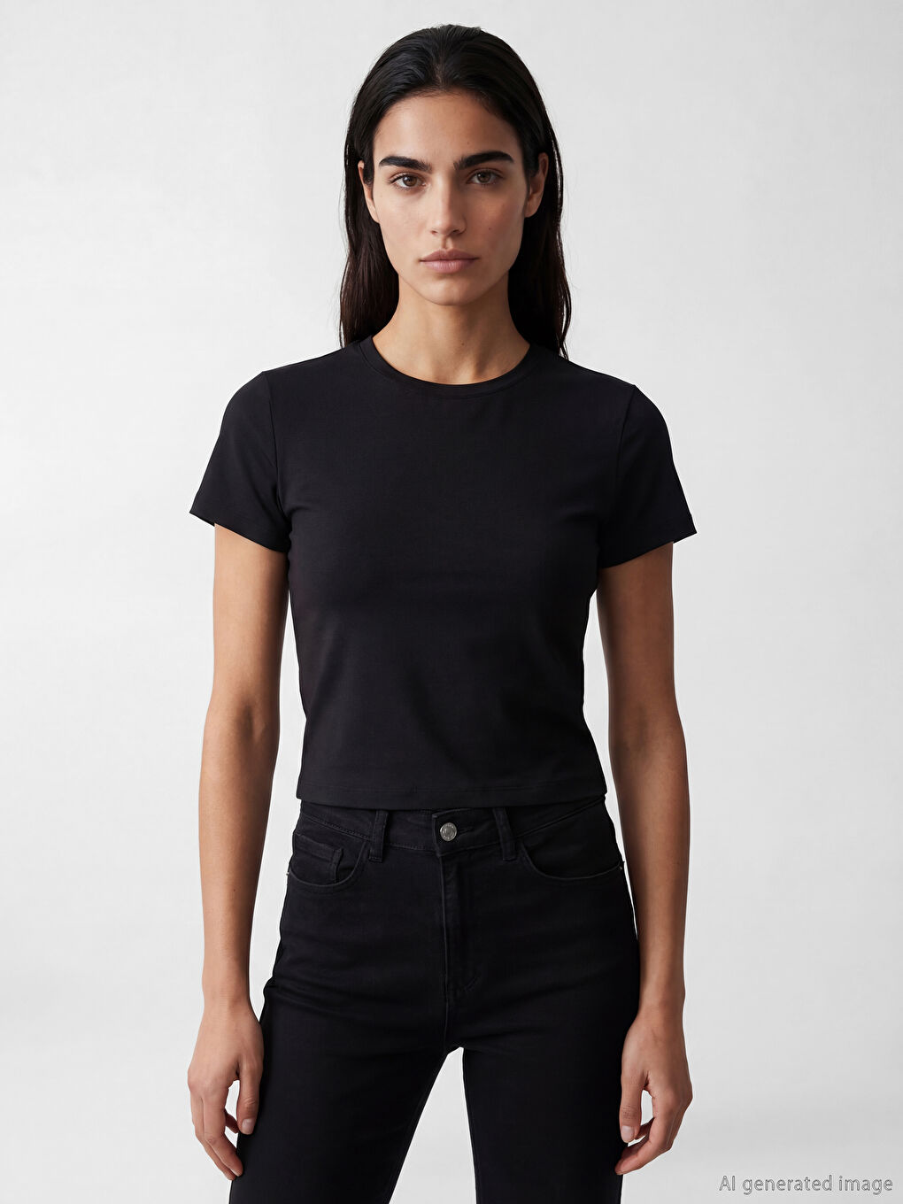 Ženska majica sa okruglim izrezom