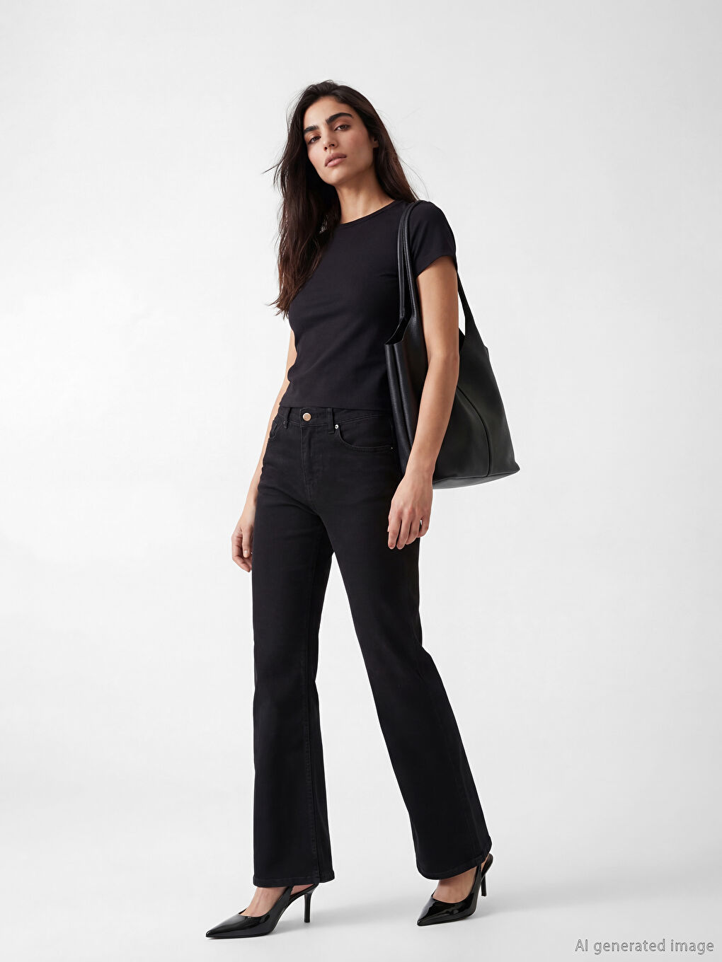 Ženska majica sa okruglim izrezom-1