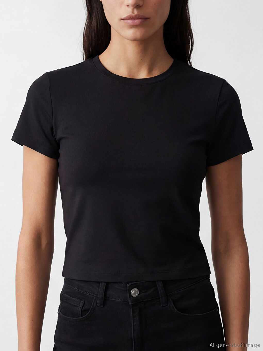 Ženska majica sa okruglim izrezom-2