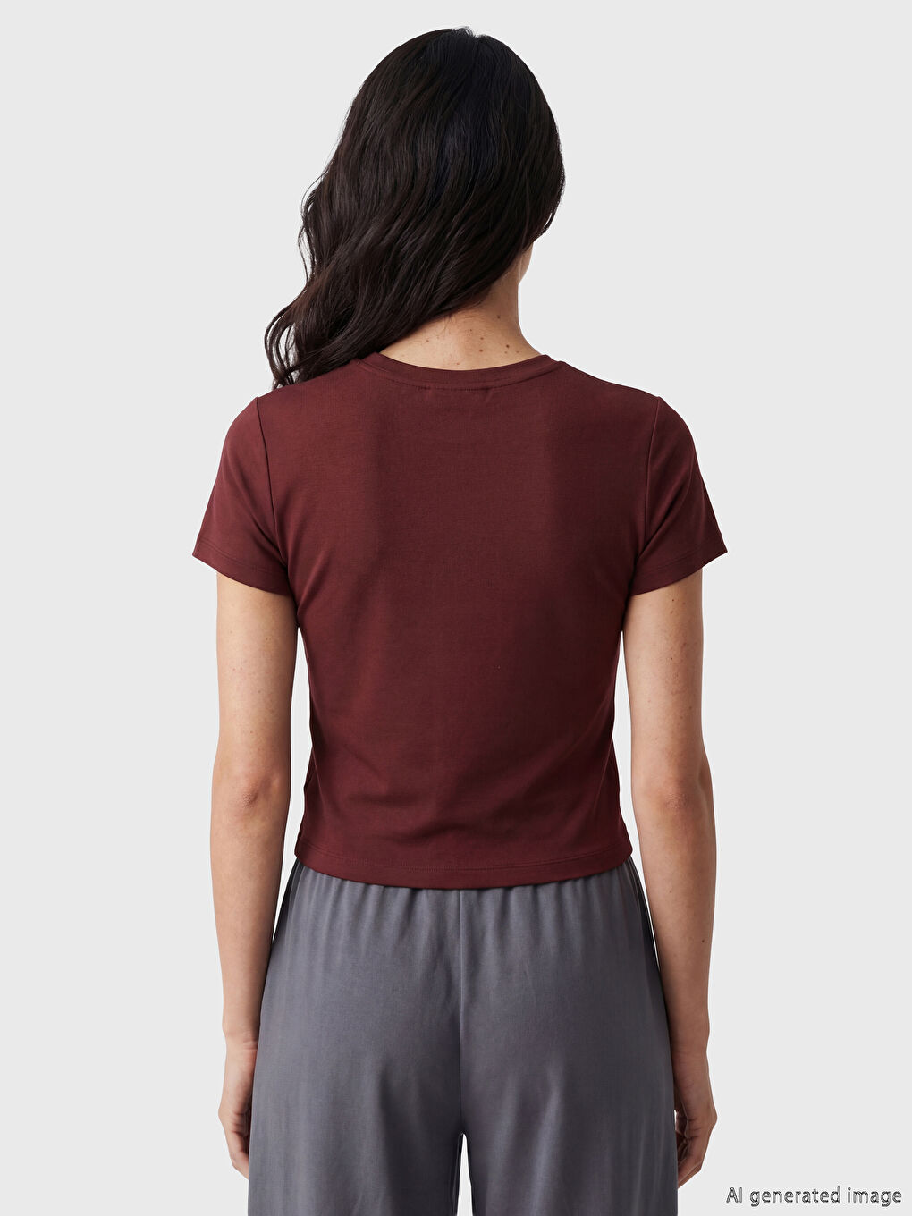 Ženska majica sa okruglim izrezom-3