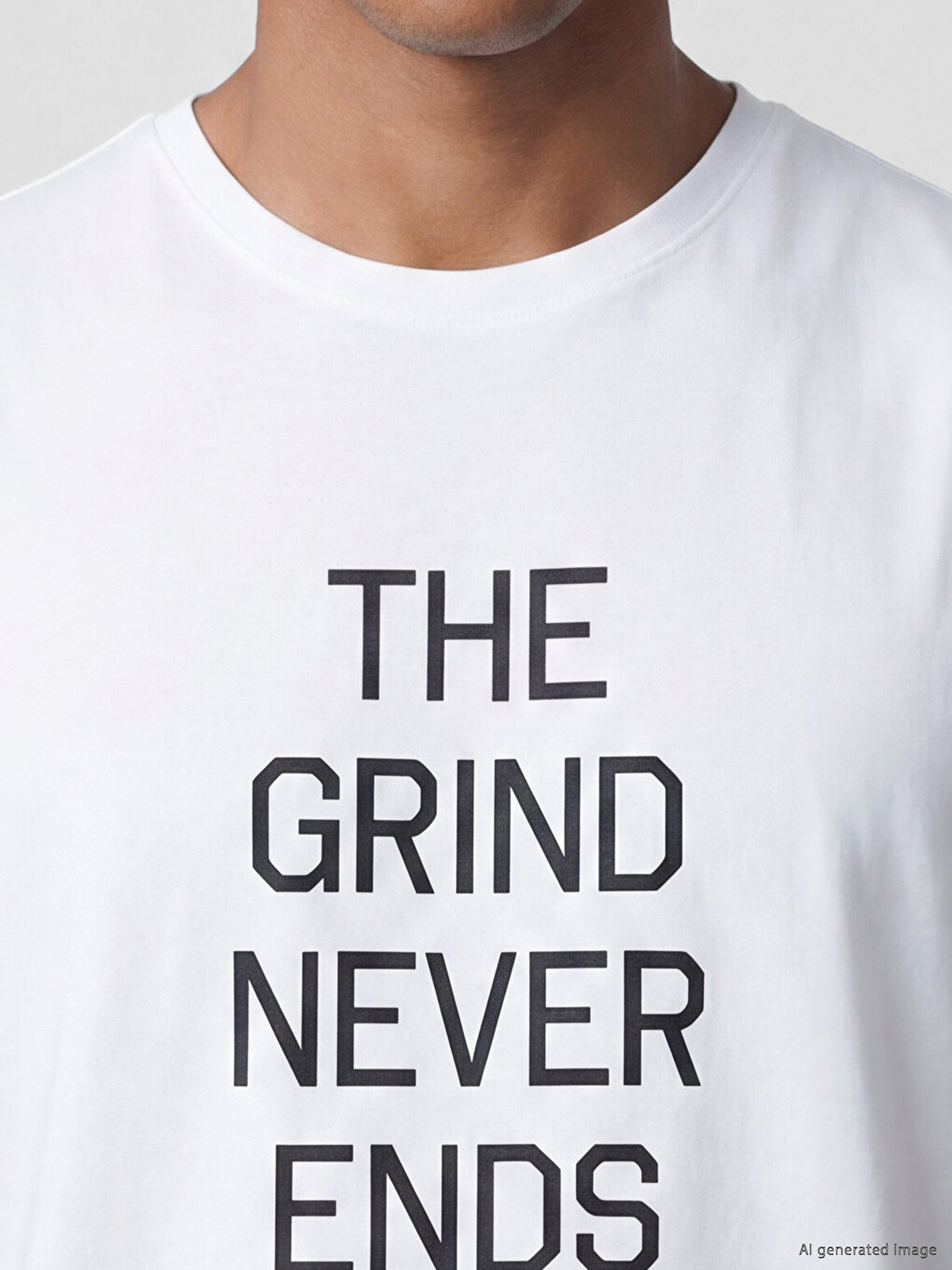 Crew Neck Printed Men's Sleeveless T-Shirt-2