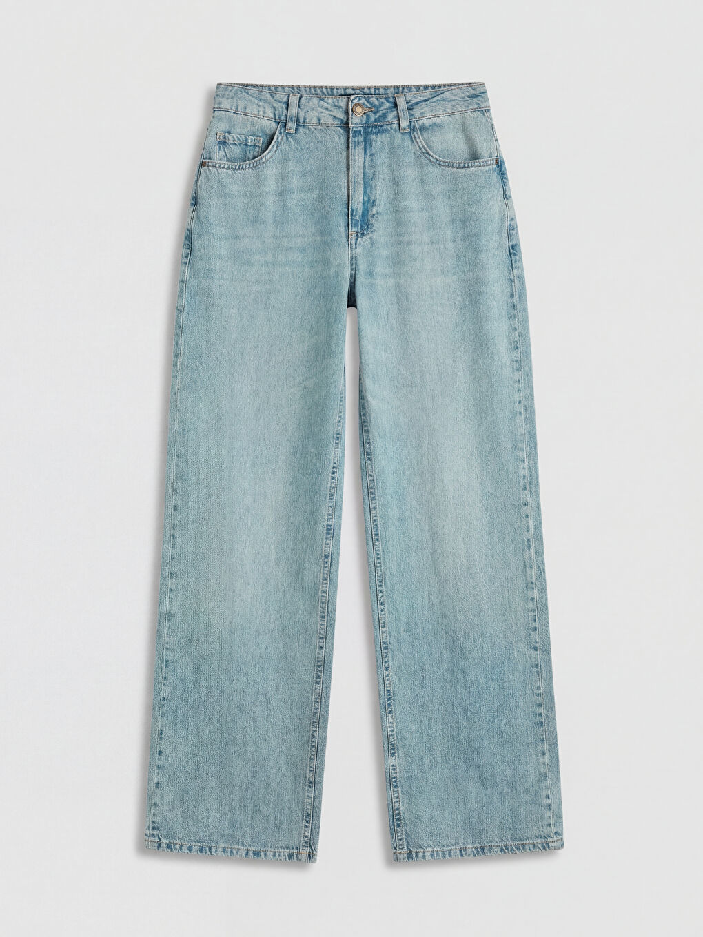 İndigo Straight Fit Kadın Jean Pantolon