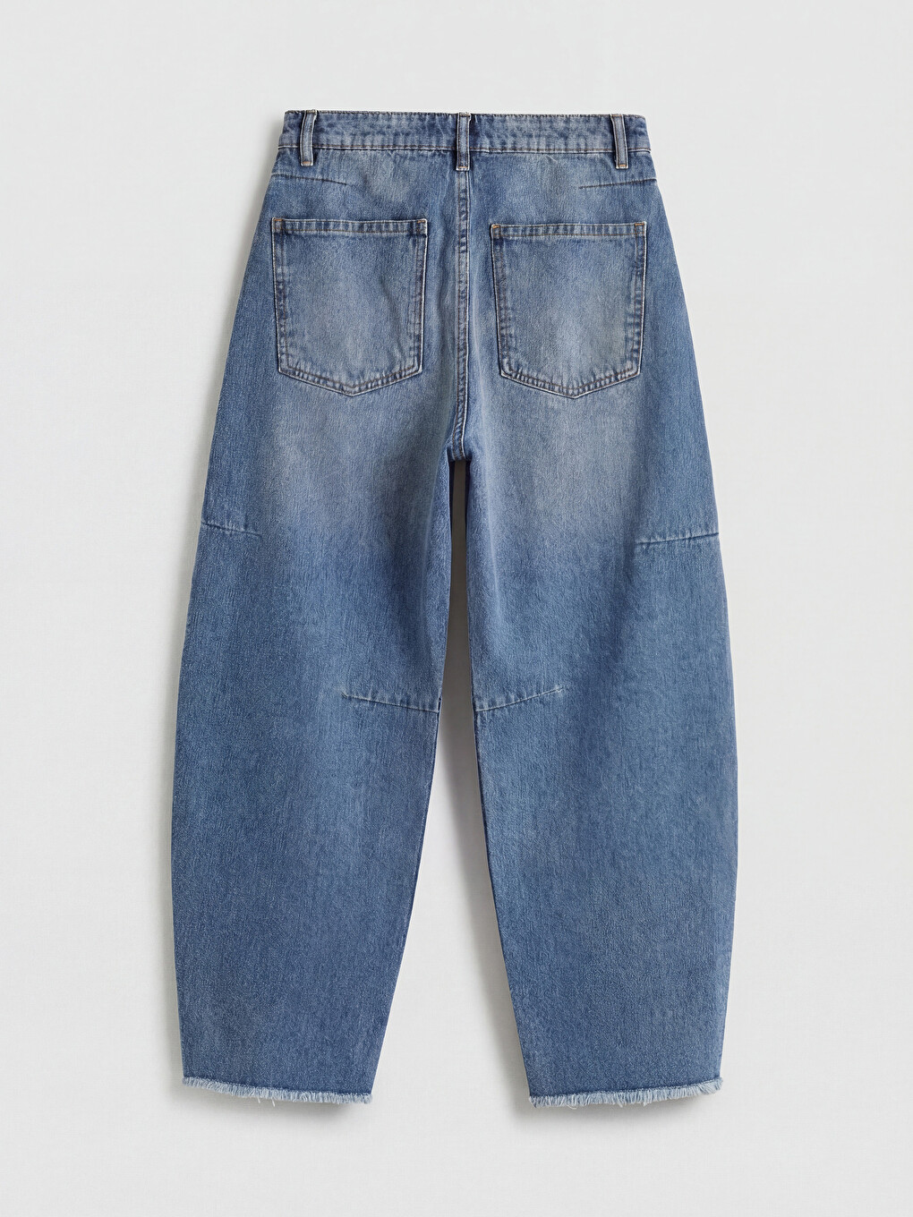 High Waist Barrel Fit Damen Jeans-4