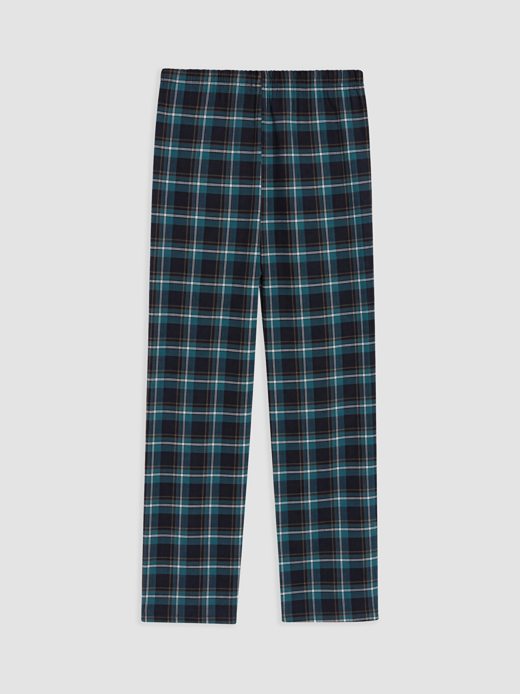 Mavi Regular Fit Ekose Erkek Pijama Altı-1