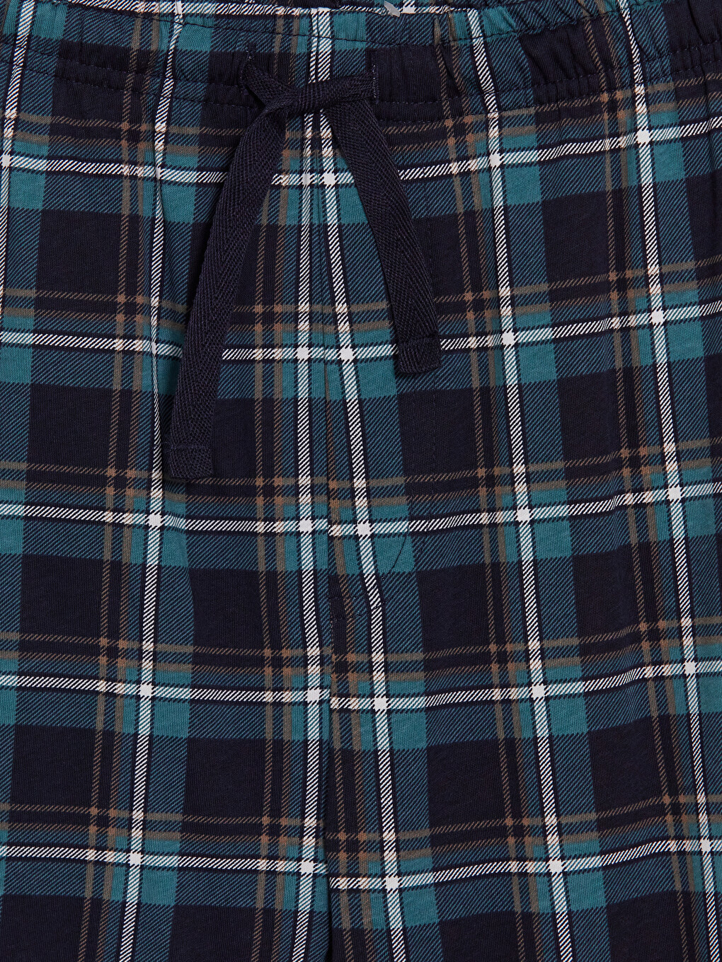 Mavi Regular Fit Ekose Erkek Pijama Altı-2