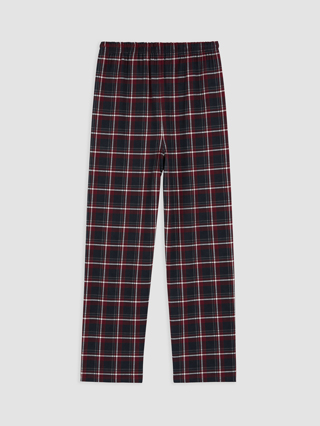 Kırmızı Regular Fit Ekose Erkek Pijama Altı-1