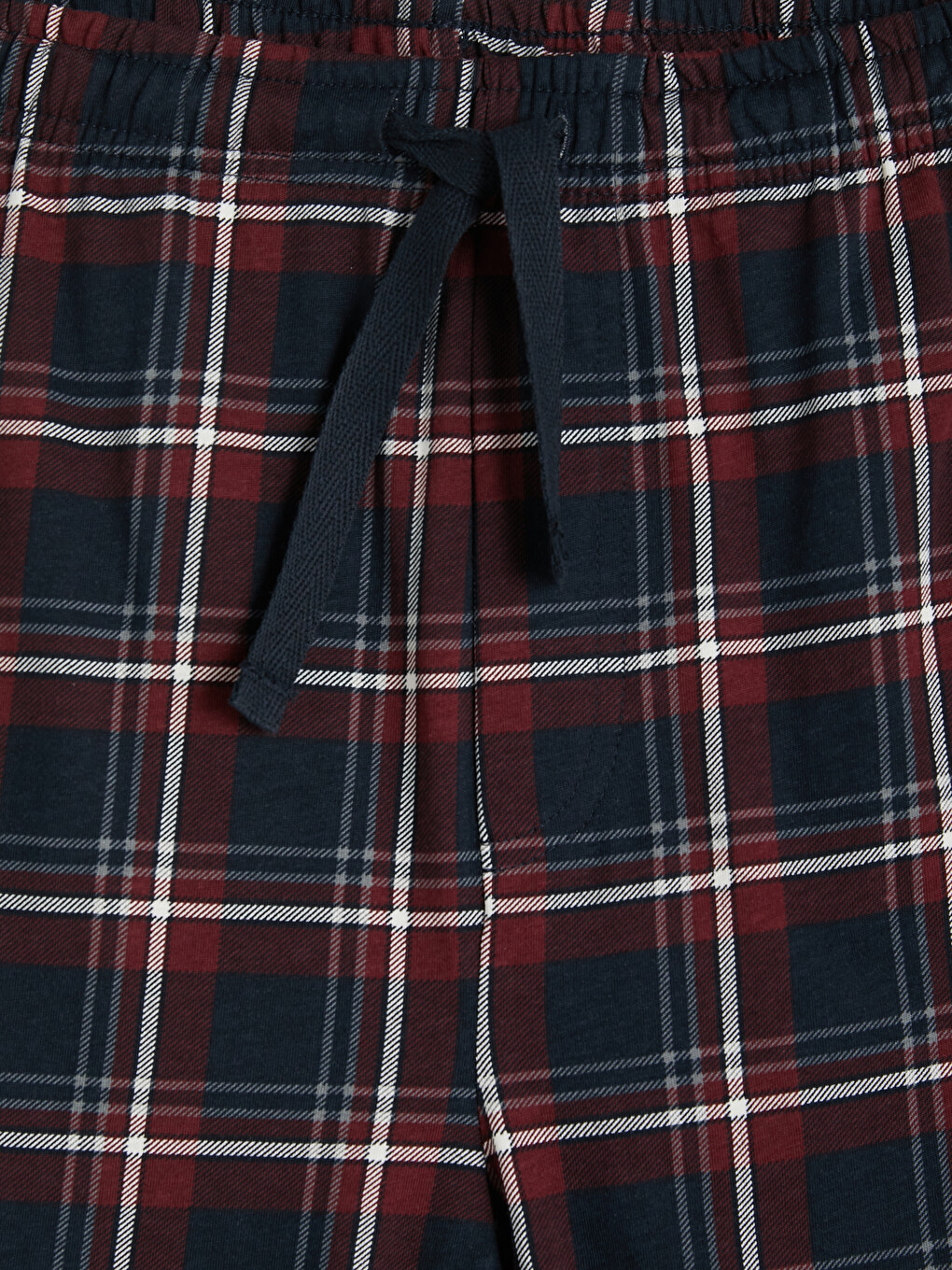 Kırmızı Regular Fit Ekose Erkek Pijama Altı-2