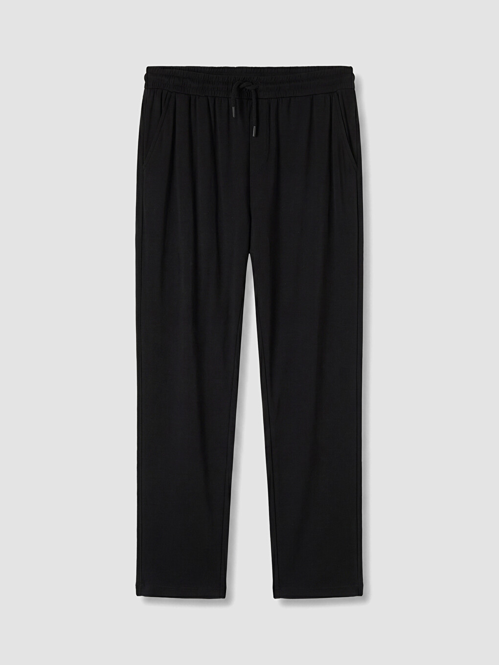 Siyah Regular Fit Erkek Pijama Alt