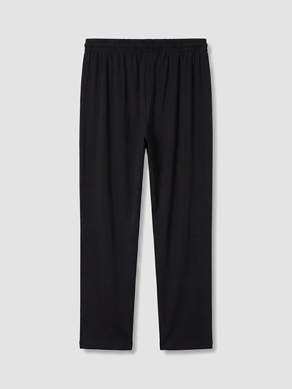 Siyah Regular Fit Erkek Pijama Alt-2