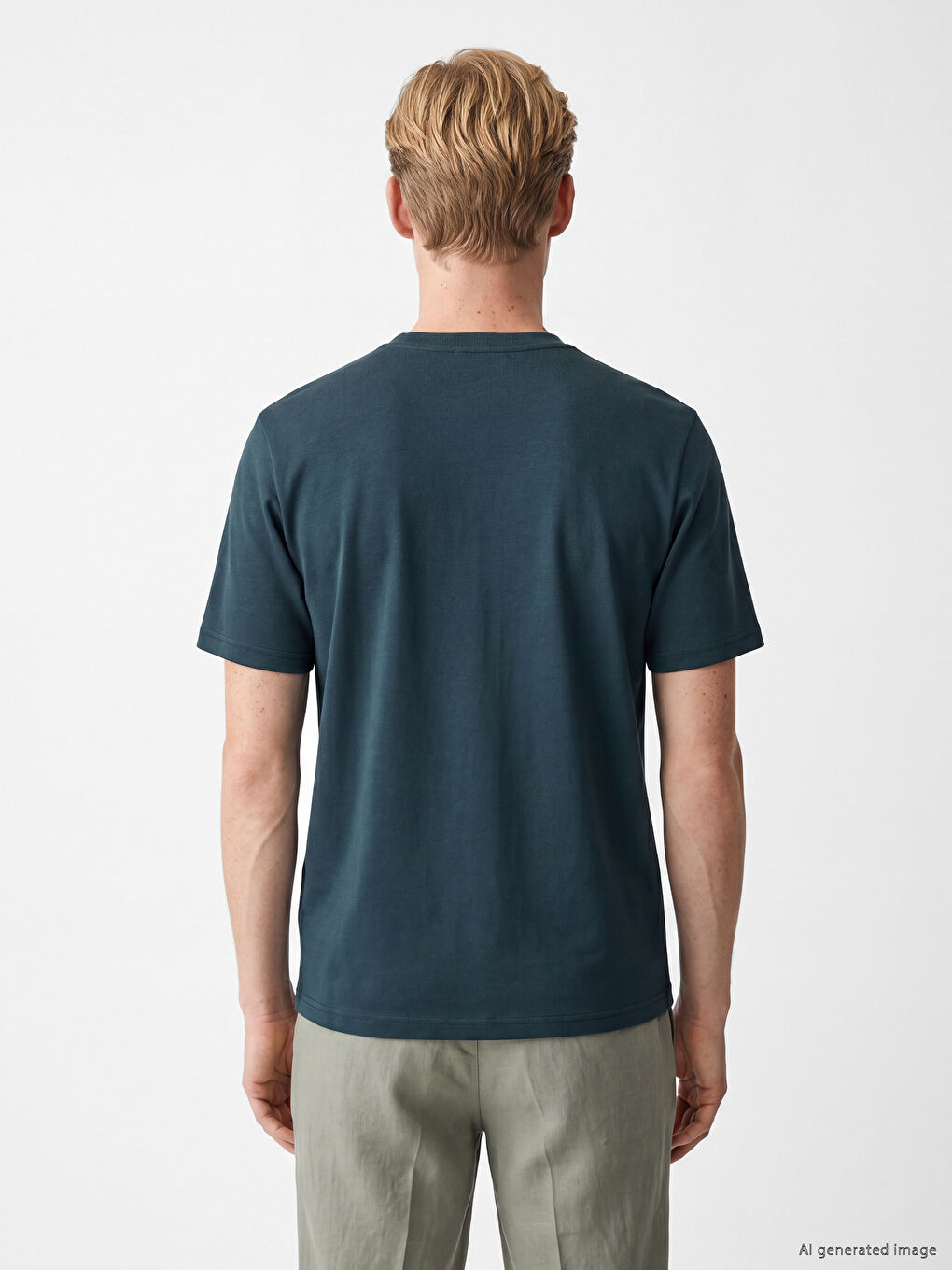 Crew Neck Printed Men's Jersey T-Shirt-3