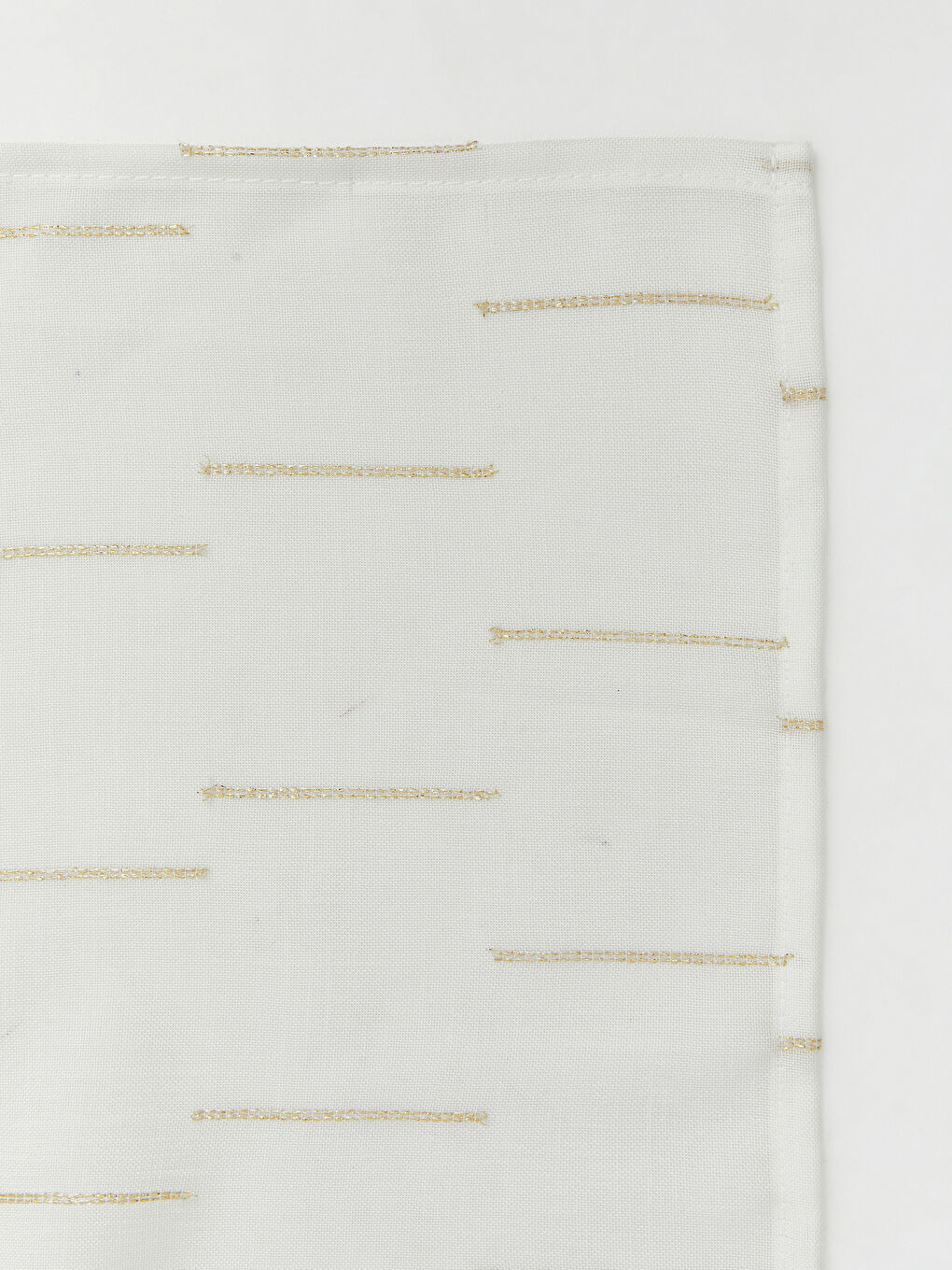 Beyaz Çizgili Runner 45x150 cm-2