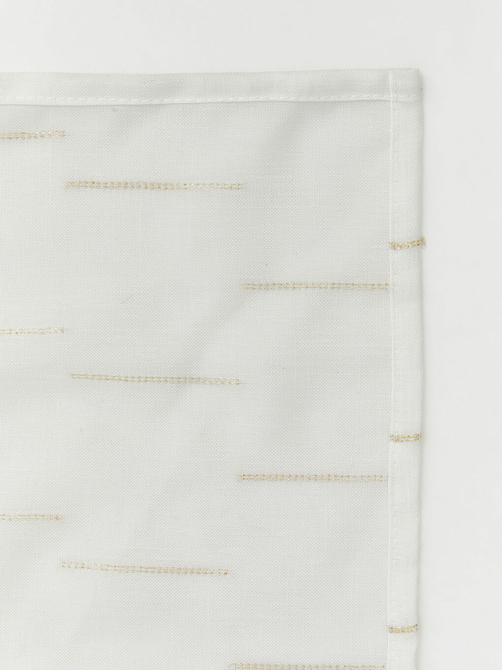 Beyaz Çizgili Runner 45x150 cm-3