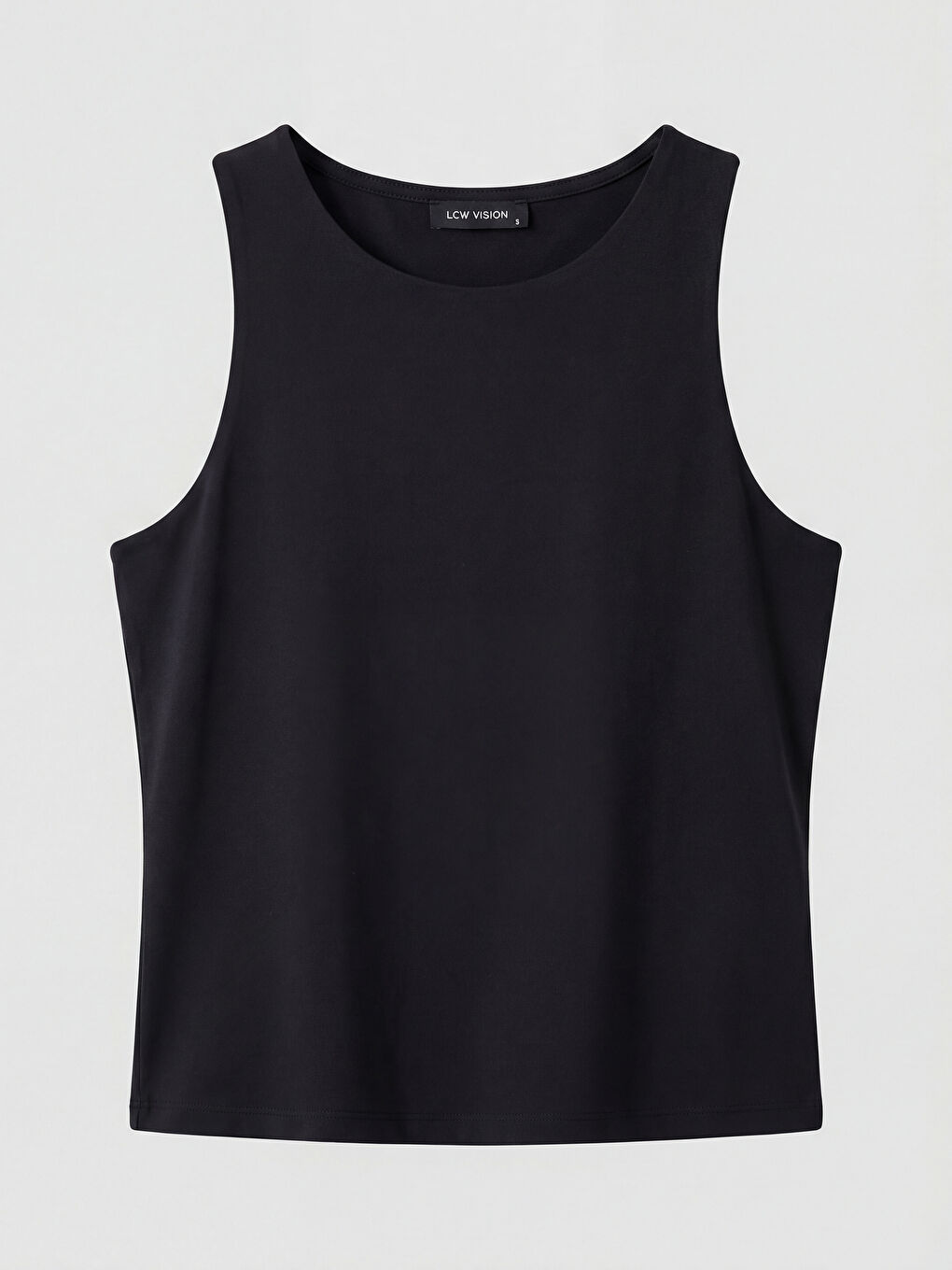 Siyah Bisiklet Yaka Kadın Atlet	-4