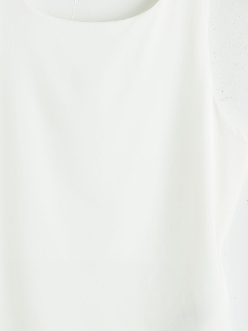 Beyaz Bisiklet Yaka Kadın Atlet	-6