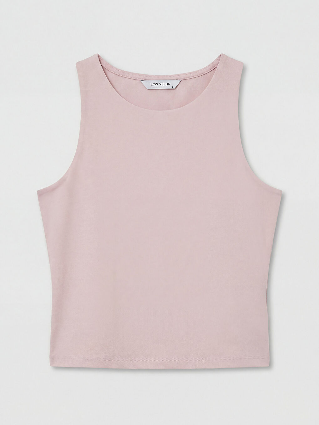 Pembe Bisiklet Yaka Kadın Atlet	-4