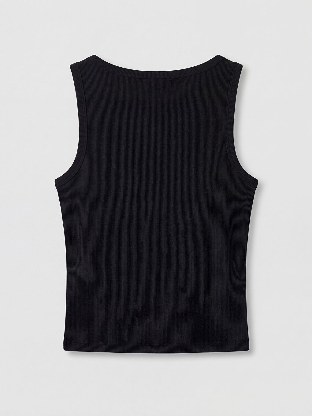 Siyah Kare Yaka Kadın Atlet-5