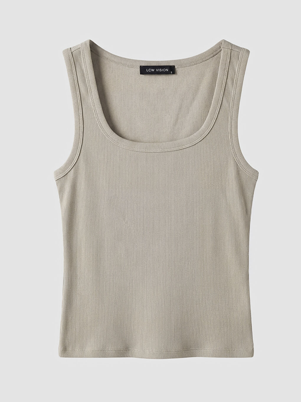 Bej Kare Yaka Kadın Atlet