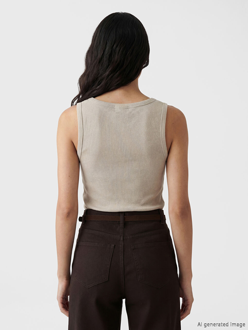 Square Neck Women's Tank Top-3